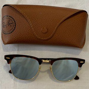 Ray-Ban ClubMaster Mirrored Sunglasses
